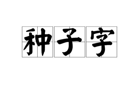 種子字|種子字:解釋,由來,三義,各種來源,